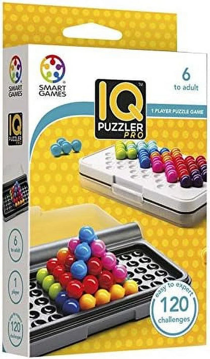 IQ Puzzler Pro Compact Board Game Puzzle 120 3D Challenges